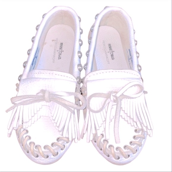 REBECCA MINKOFF X MINNETONKA➕Studded Kilty Moccasins - Picture 3 of 7